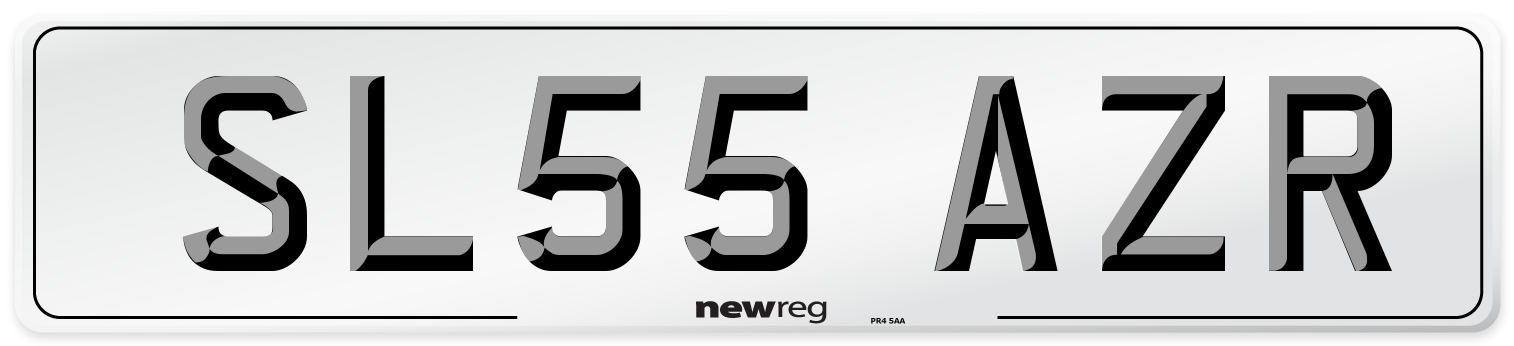SL55 AZR Number Plate from New Reg